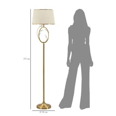 LAMPA PODŁOGOWA VERSAILLES 38X170 cm